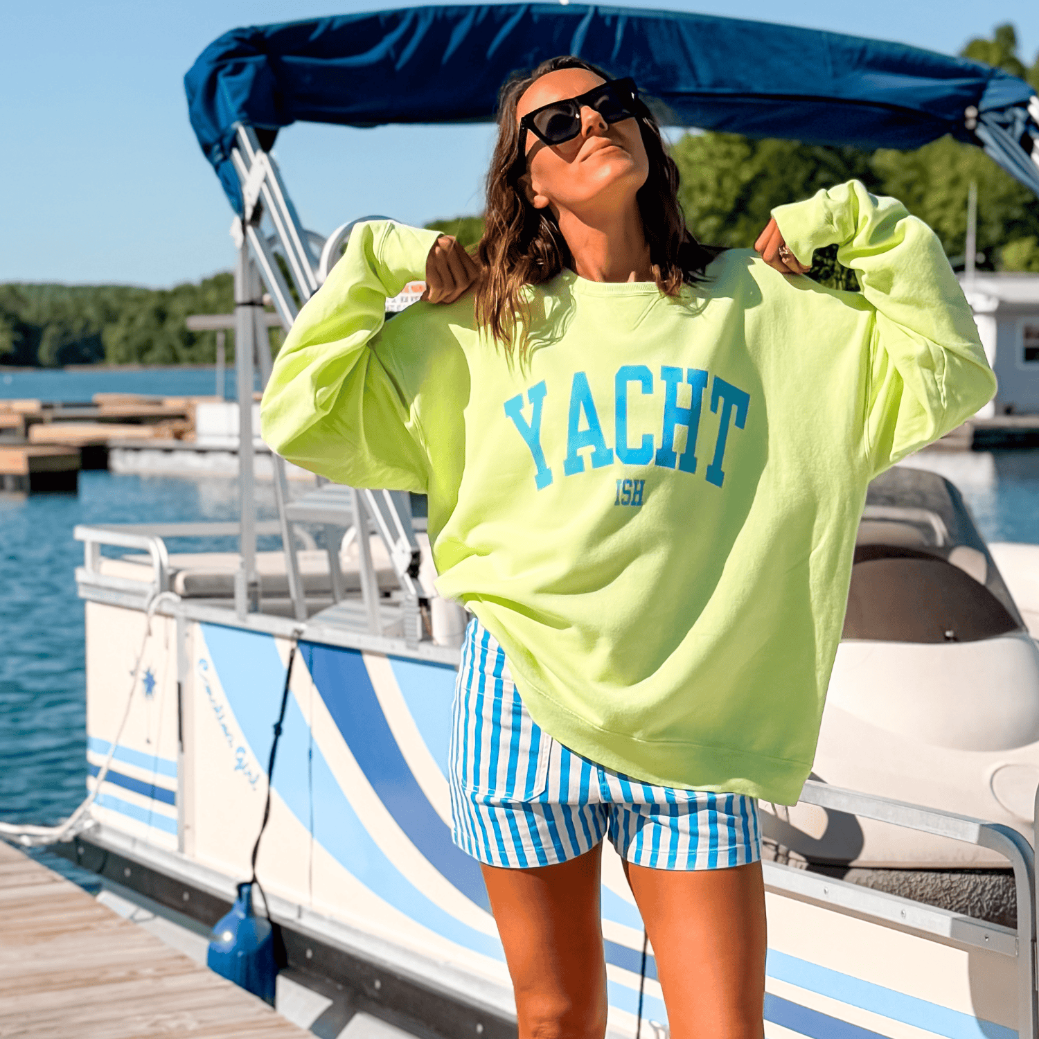Yacht (Ish) Comfort Wash Crewneck