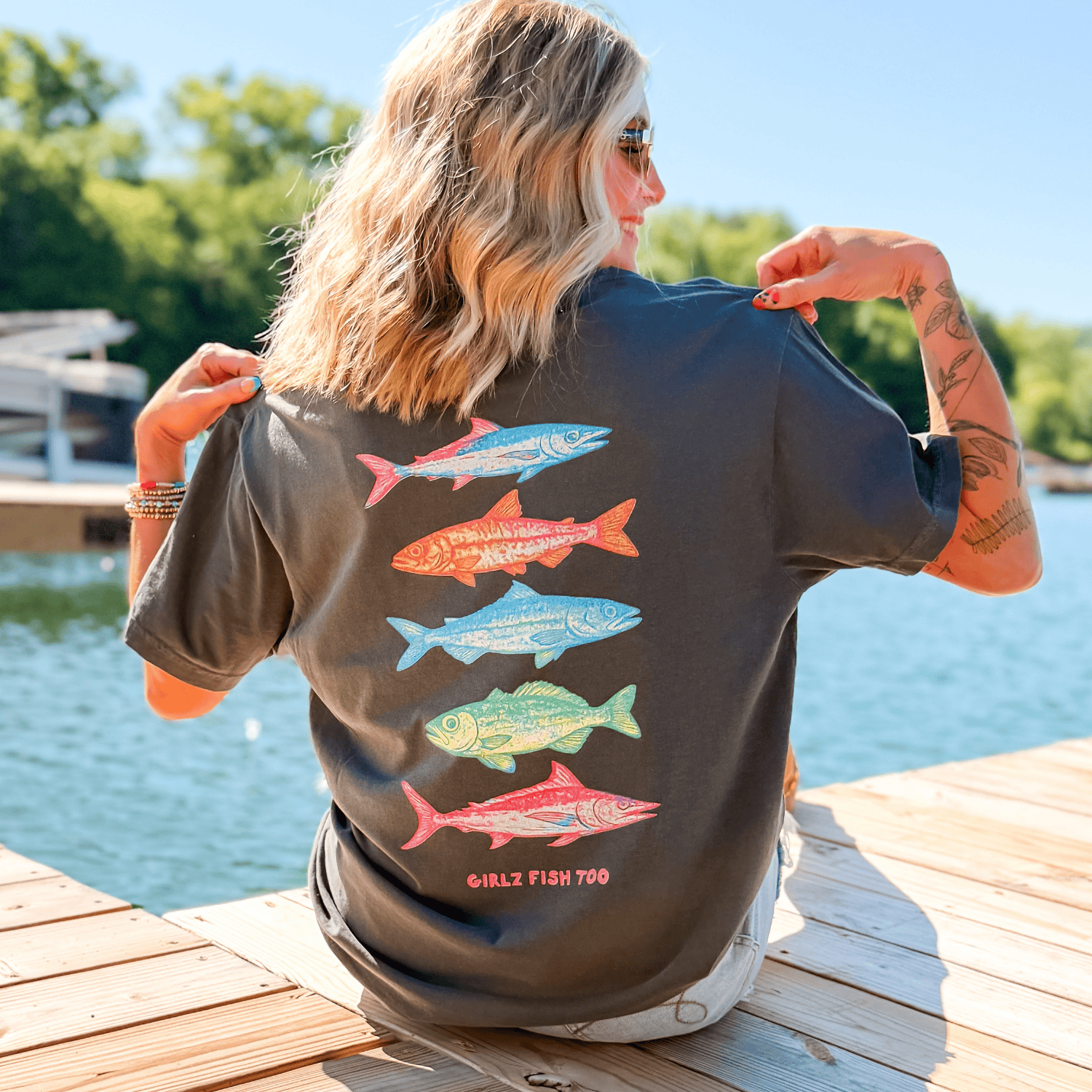 Reel It In Tee