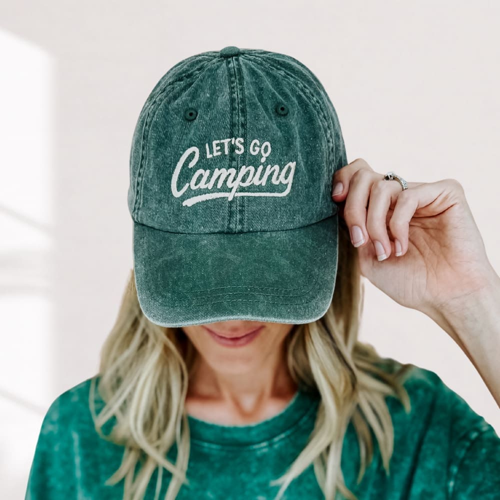 Let’s Go Camping Hat Forest