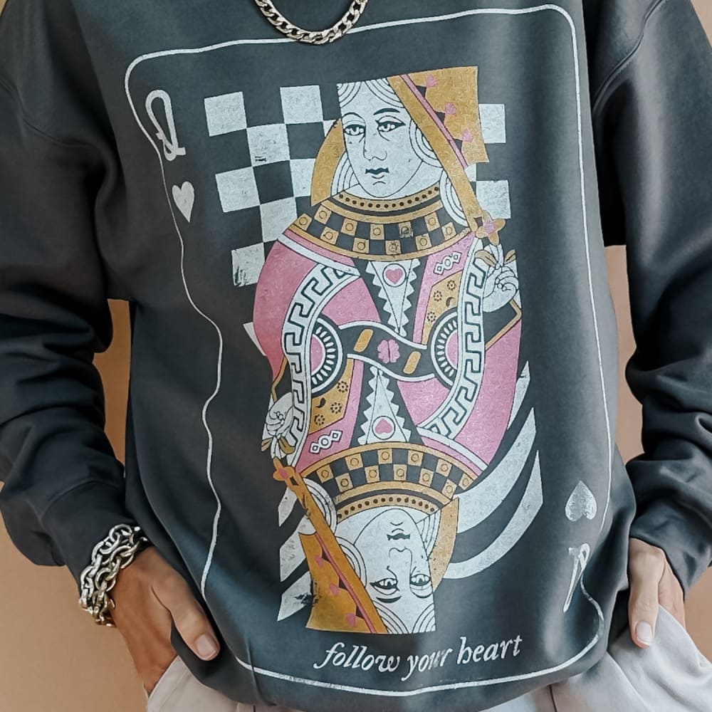 Queen of Hearts Sweatshirt