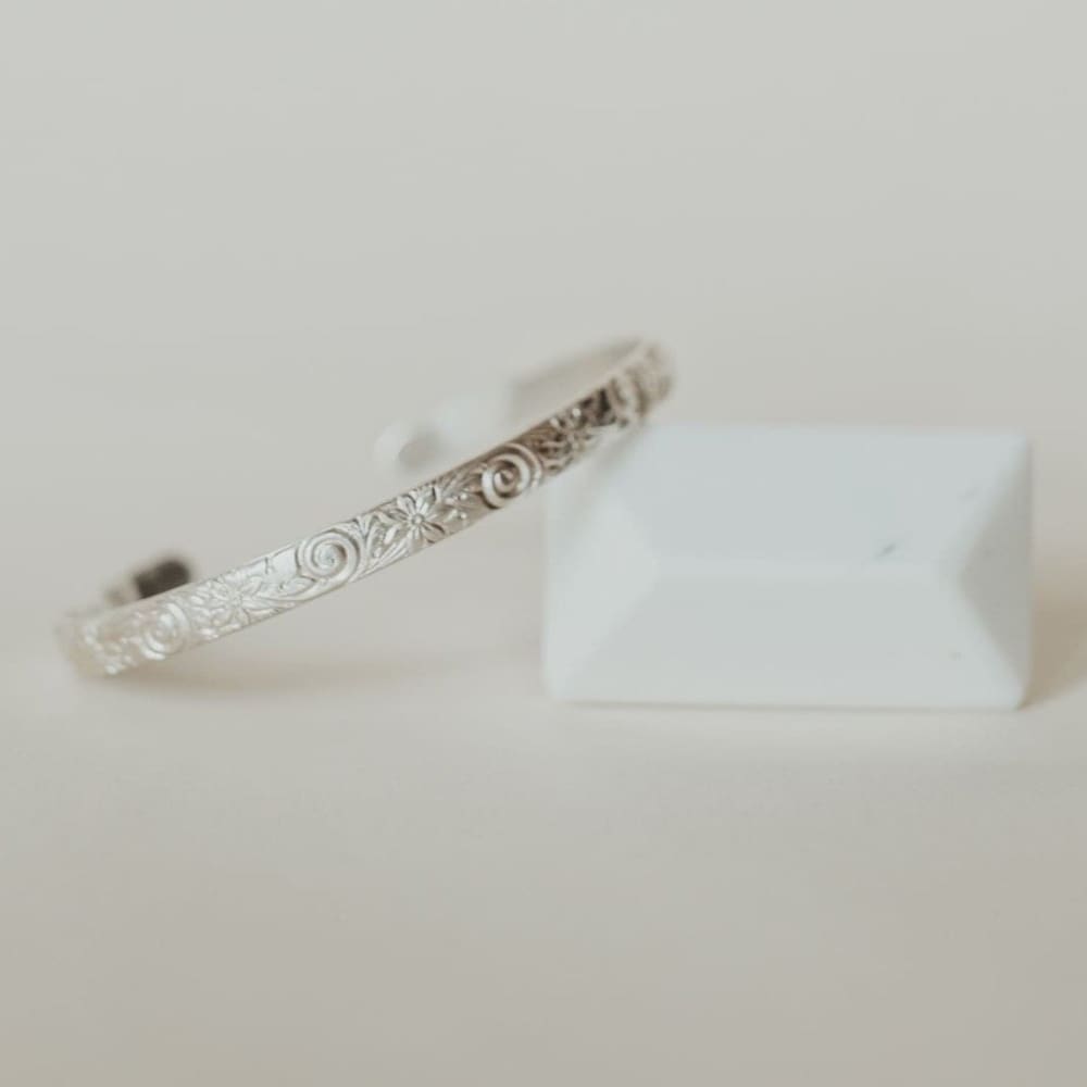 Merry Silver Personalized Women’s Bangle - Mommy Bangles