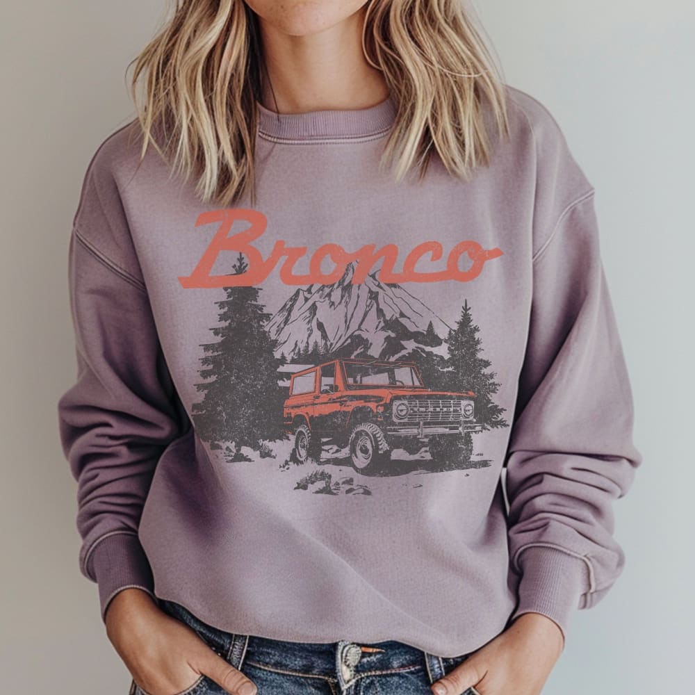 Winter Bronco Plush Crewneck - Mommy Apparel