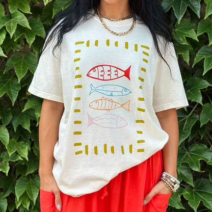 Colorful Catch Tee