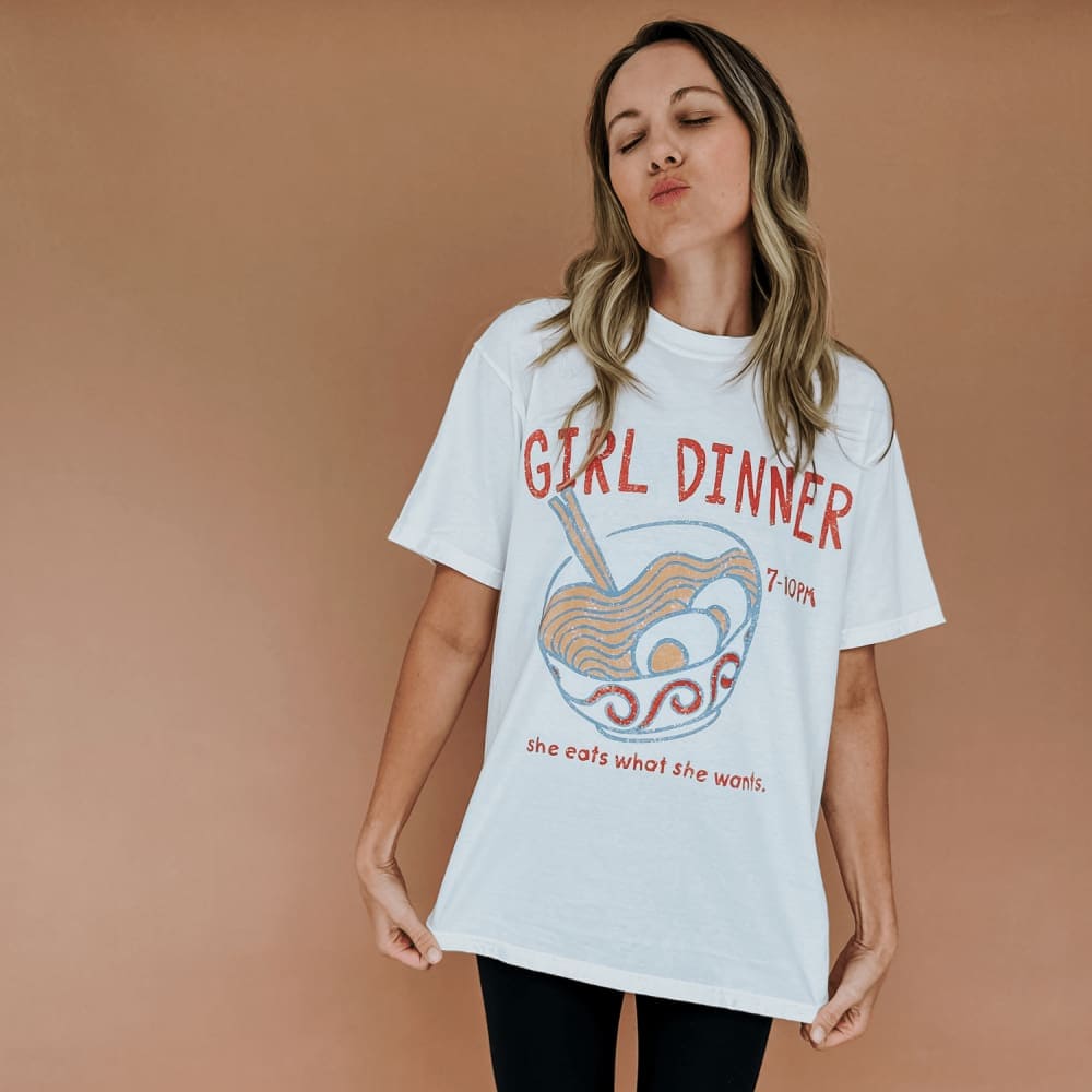 Girl Dinner Tee