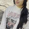 video of model wearing mountain moverz tees