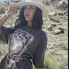 video of model wearing mountain moverz tees