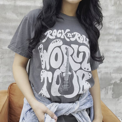 video of model wearing mountain moverz tees