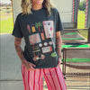 model wearing mm girlz golf club tee

