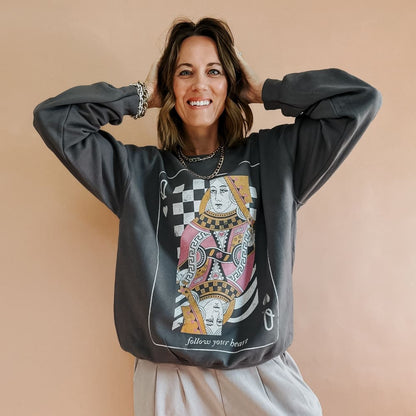 Queen of Hearts Sweatshirt