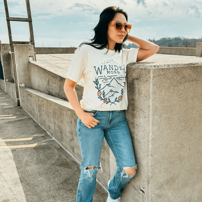 model wearing wander more