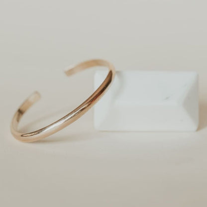Personalized Gold Baby Bangle